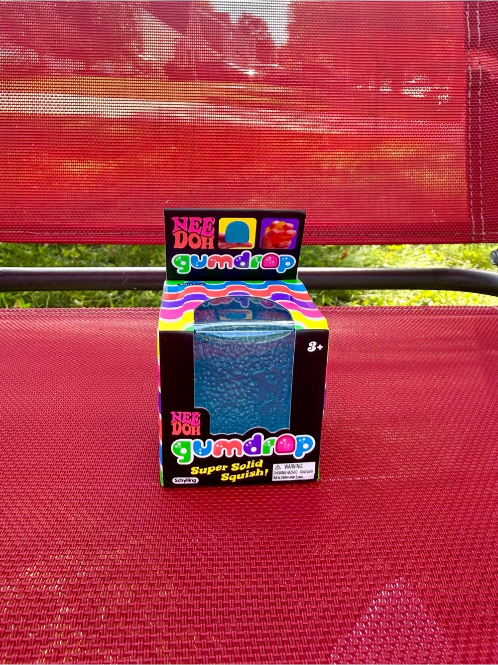NeeDoh Gumdrop Super Solid Squish Toy - Blue